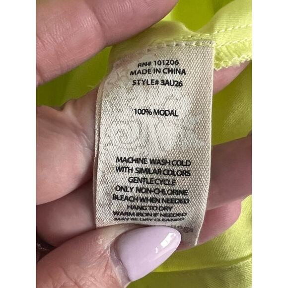 Soft Surrounding Long Sleeve Collared Neck Button-Up Shirt Womens Size PL Yellow - Picture 5 of 8